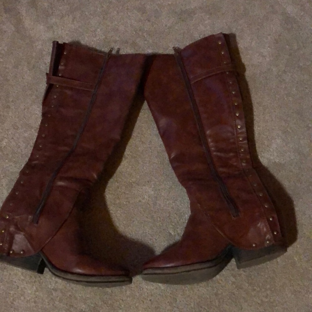 Studded Tall Boots